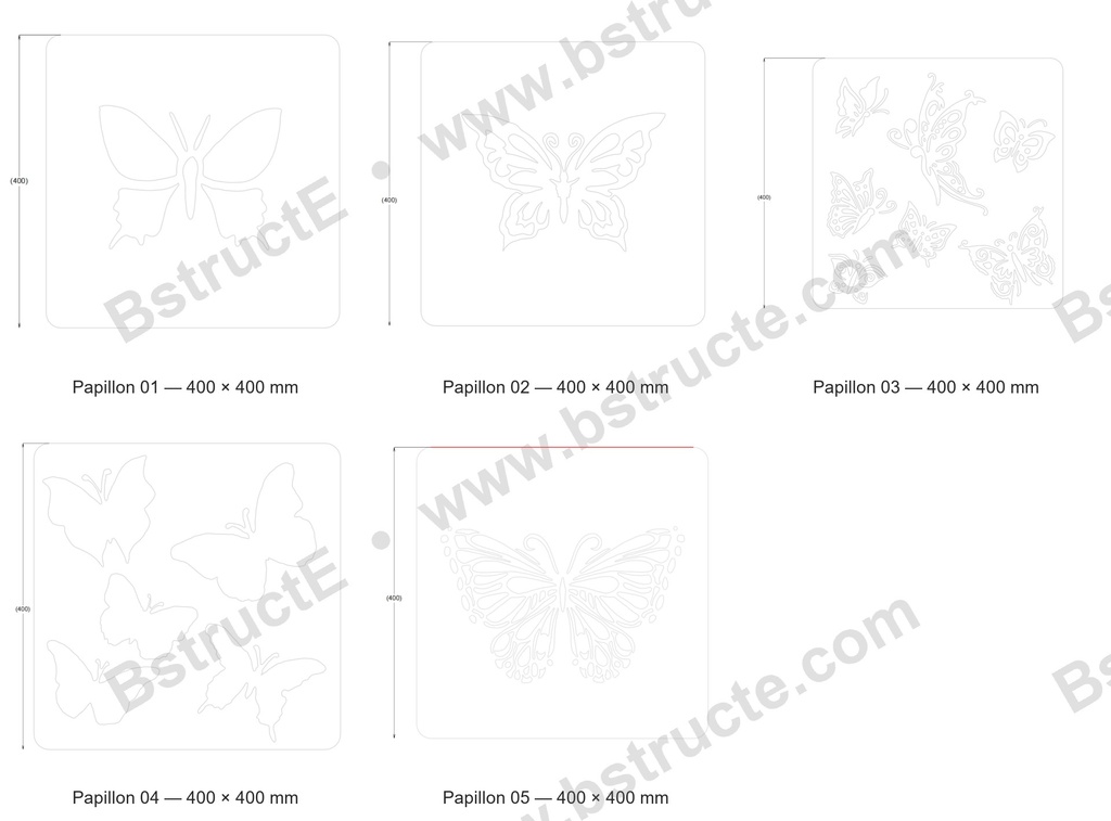 Pack Slices — Papillons