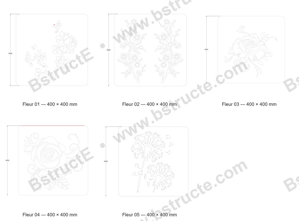 Pack Slices — Fleurs