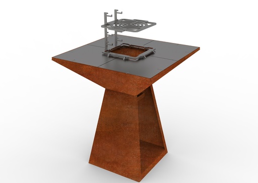 Plancha colonne + Grille